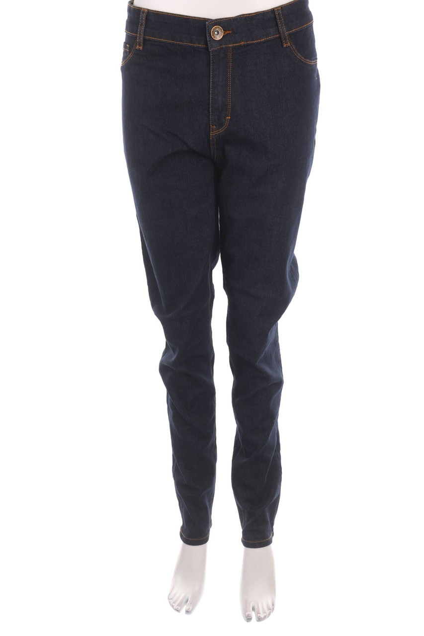 Janina - Dark Denim Skinny-Jeans - 3XL