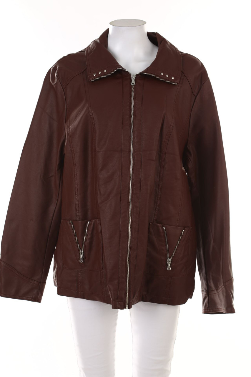 Ohne Label - Kunstlederjacke - 48