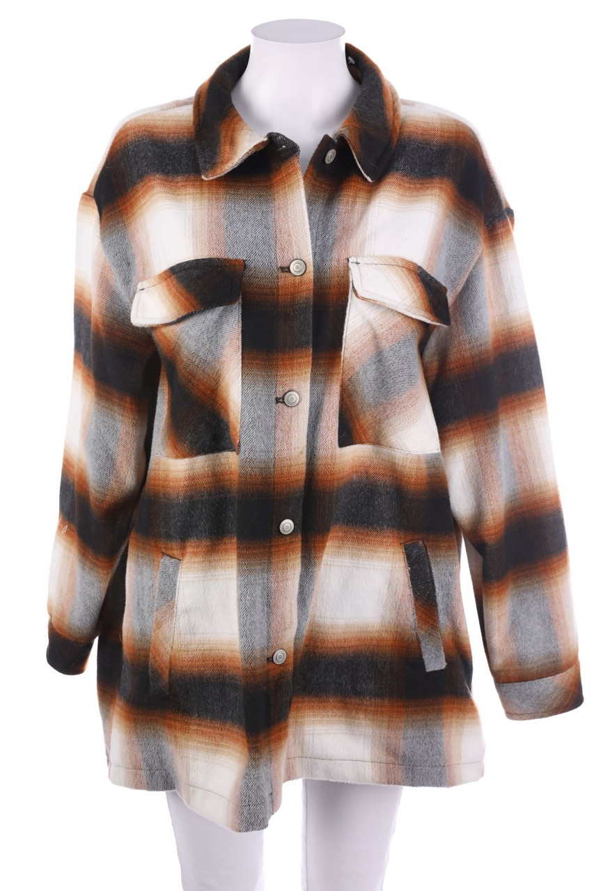 Ohne Label - Jacke mit Karo-Muster - D 46