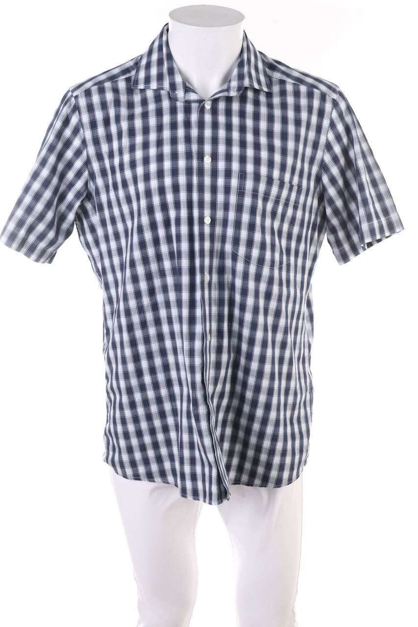 ROYAL CLASS - Kurzarm-Hemd mit Karo-Muster - L