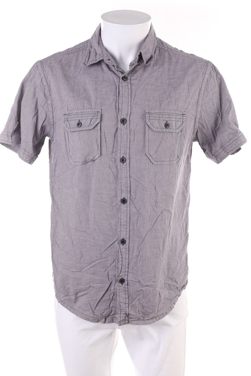 C&A - Kurzarm-Hemd aus Baumwolle - M