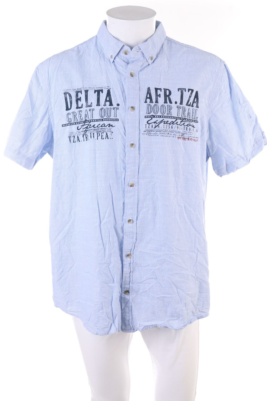 C&A - Kurzarm-Hemd mit Karo-Muster - XL