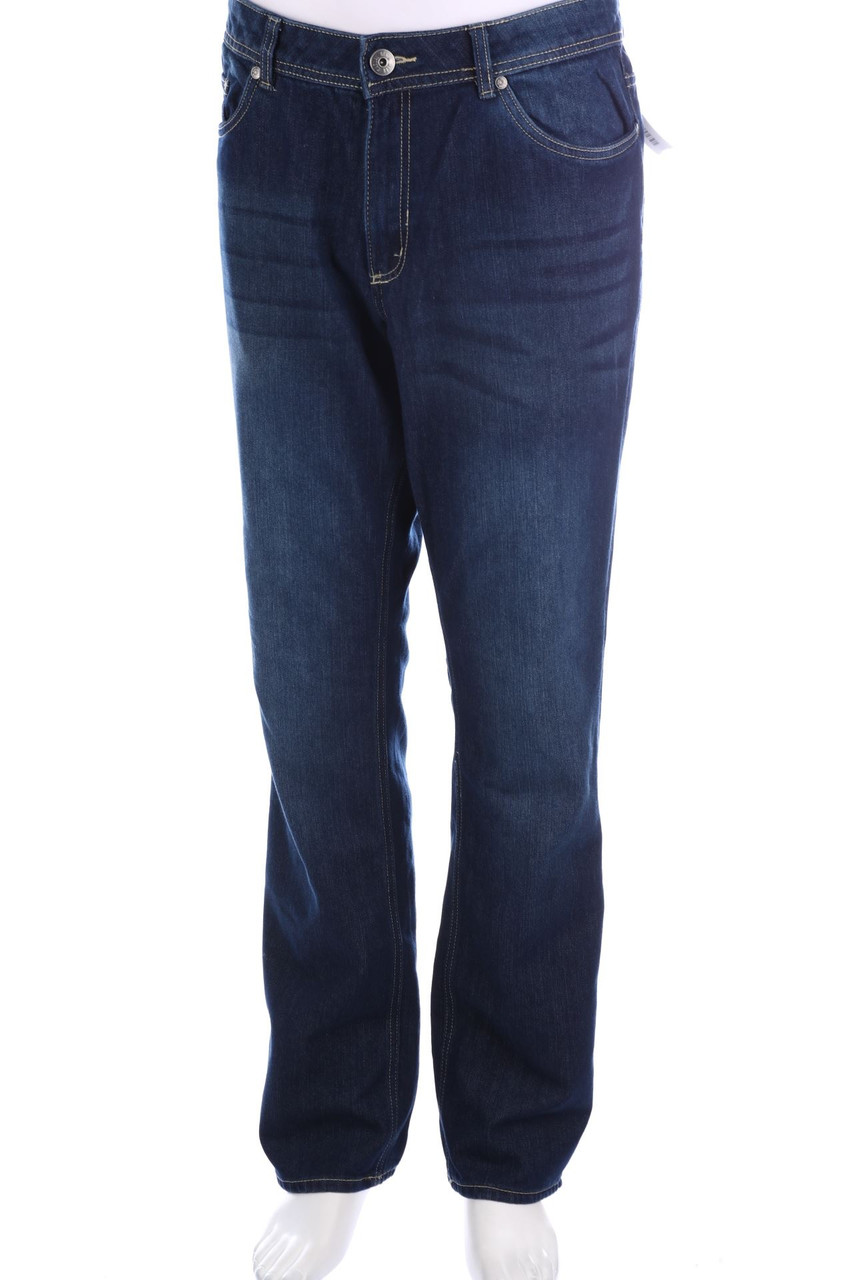 LIVERGY - Used Look Straight Cut Jeans - 3XL