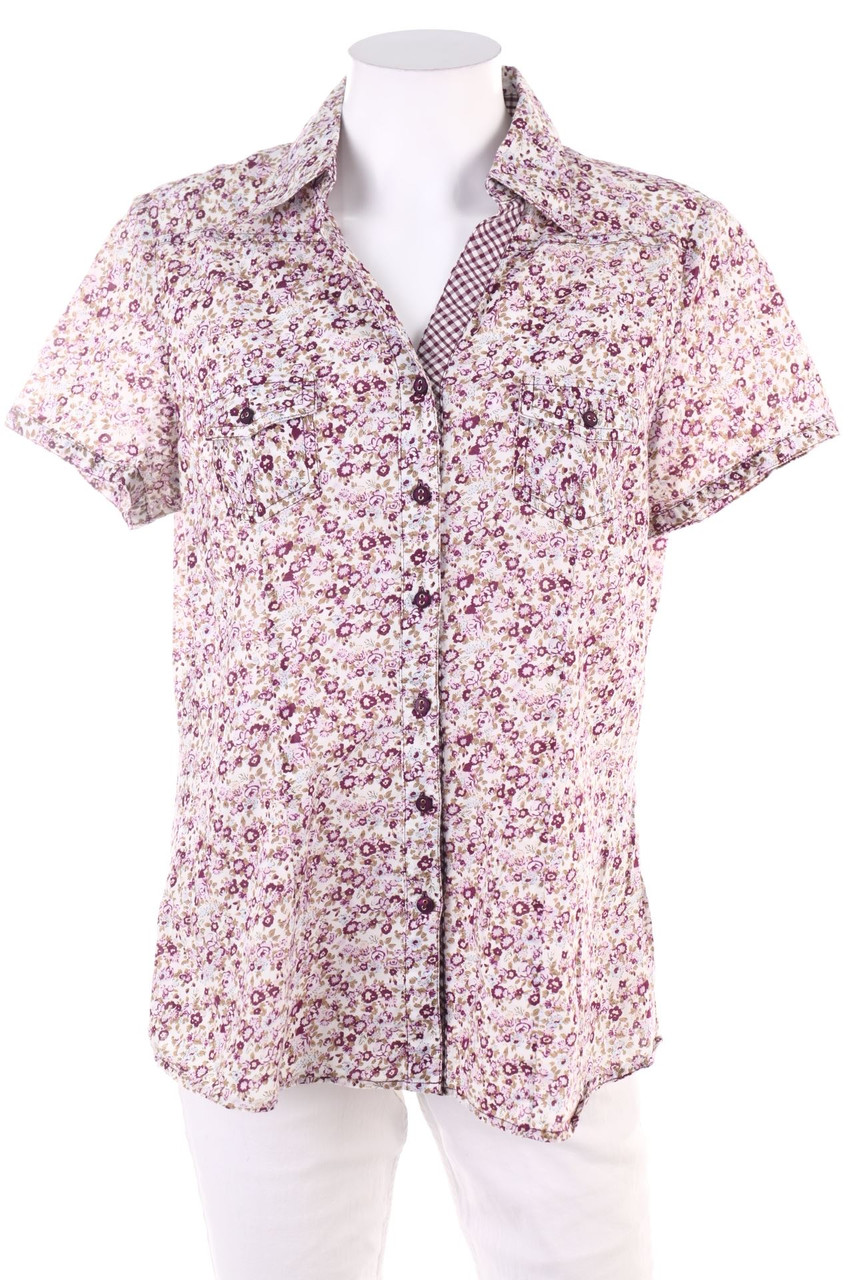 Michèle Boyard - Hemd-Bluse mit kurzem Ärmel - XL