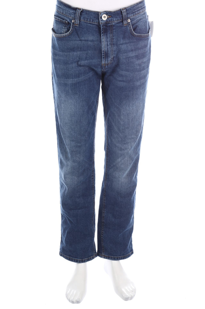 Ohne Label - Used Look Straight Cut Jeans - XL