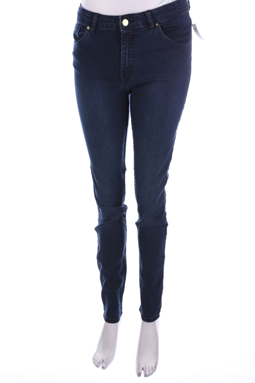 H&M - Dark Denim Skinny-Jeans - L