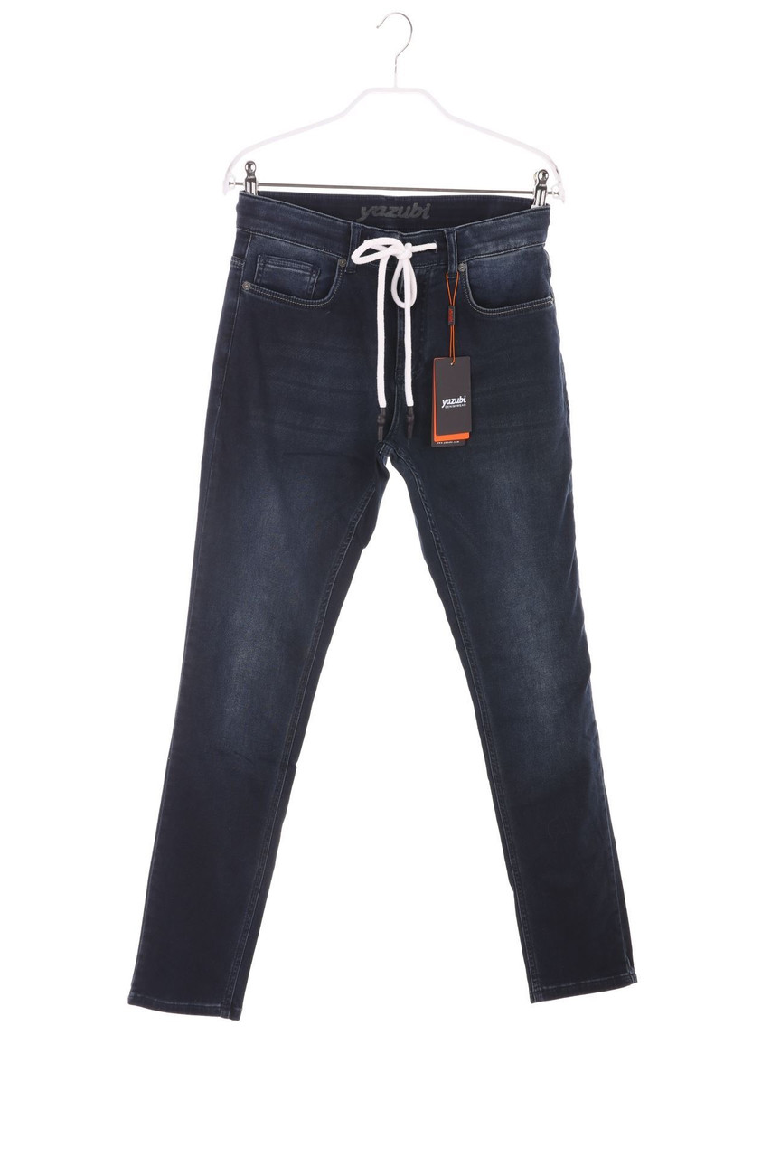 yazubi - Sweat-Hose in Denim-Optik mit Tunnelzug - W30