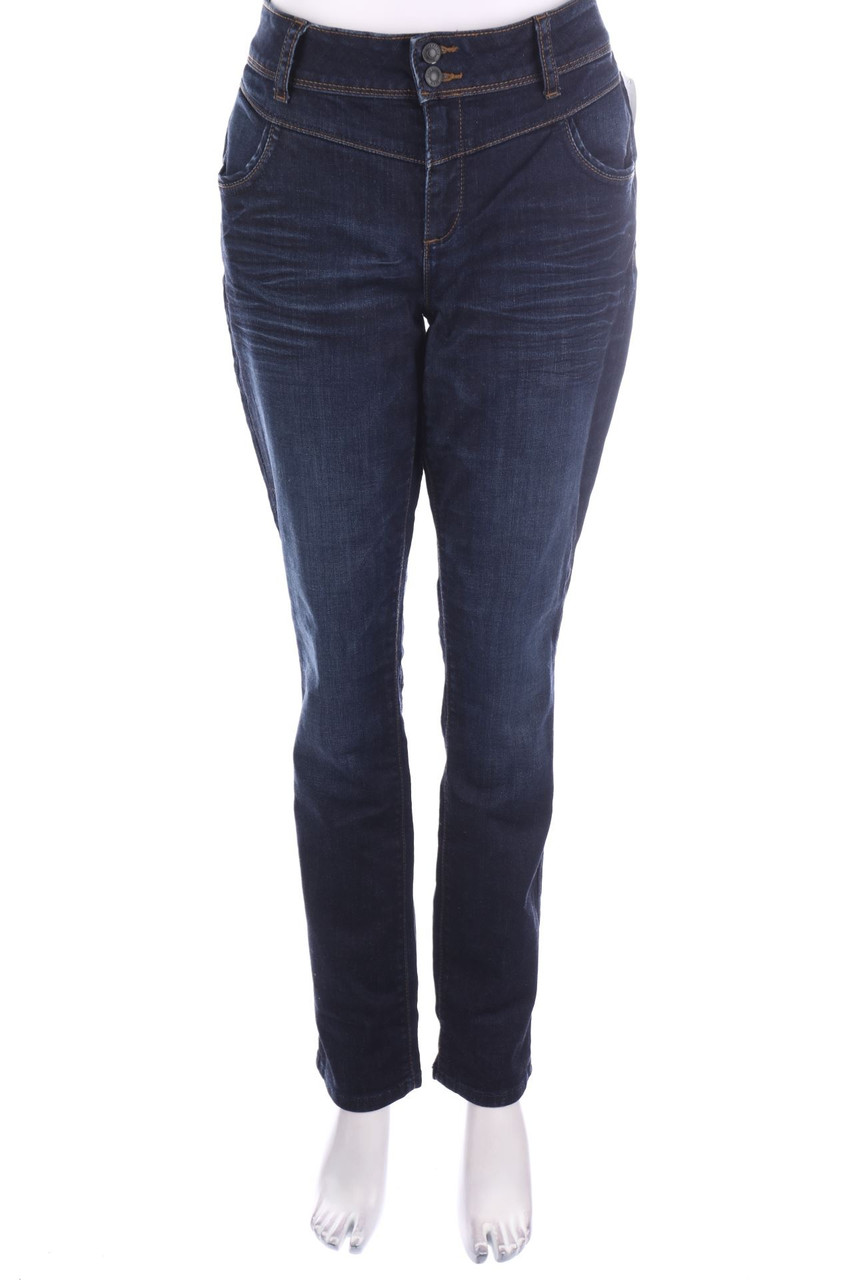 Street One - Used Look Straight Cut Jeans - XL