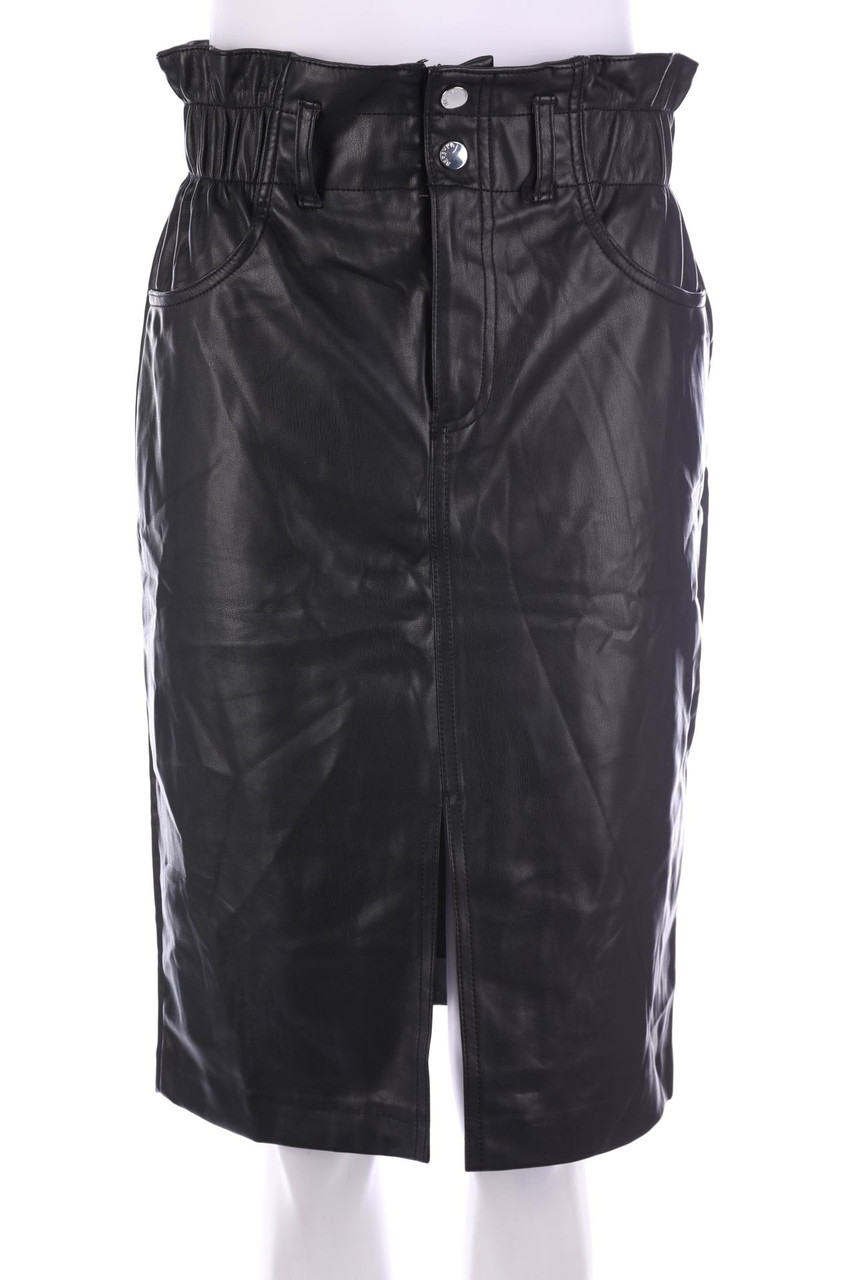Bershka - Faux Leather-Rock - L