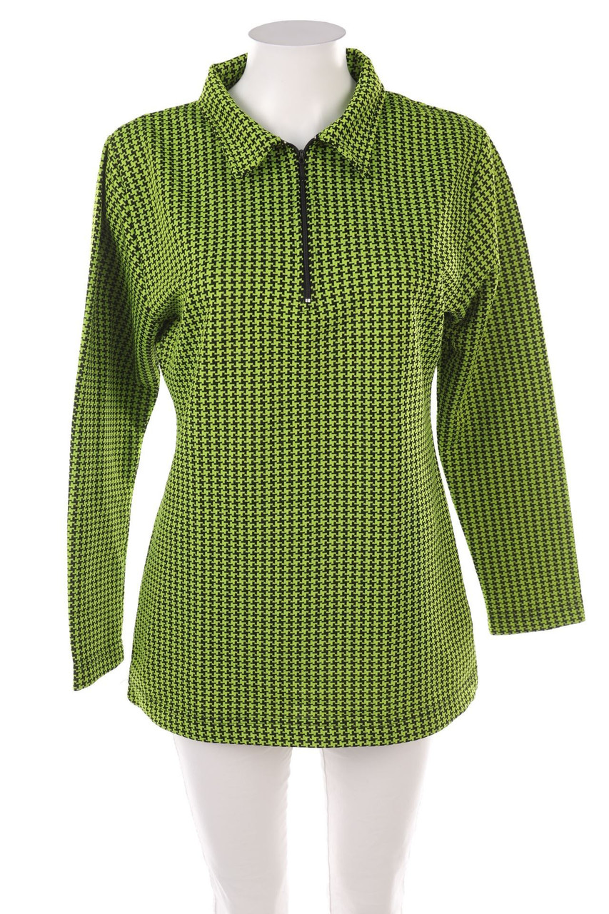 Ohne Label - Longsleeve-Shirt mit Karo-Muster - D 42