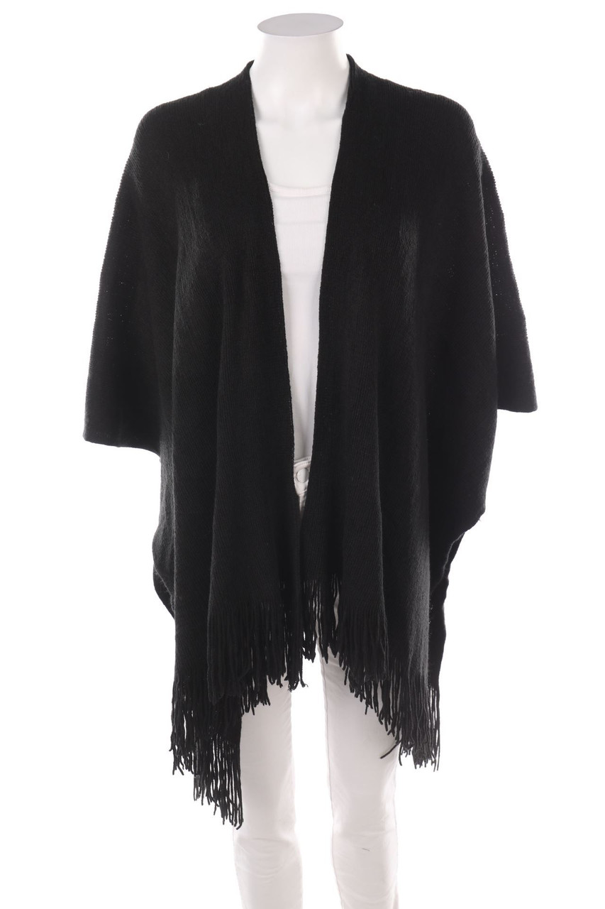 BLIND DATE - Poncho mit Fransen - ONE SIZE