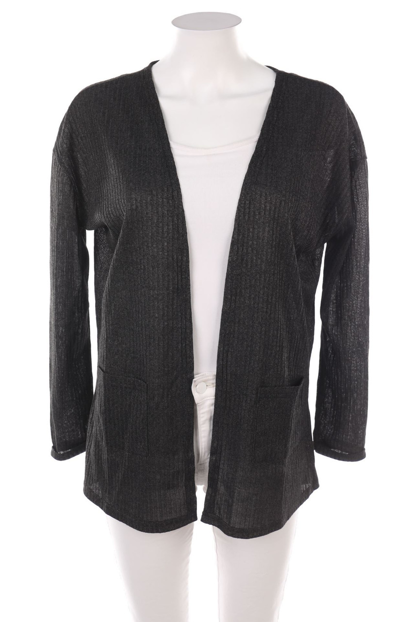 Ohne Label - Cardigan mit aufgesetzten Taschen - S