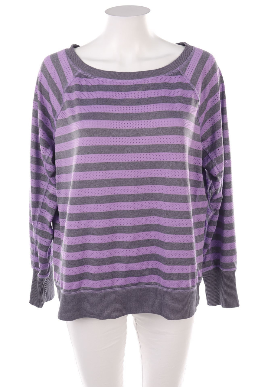 XERSION - Sport Longsleeve-Shirt mit Streifen - L