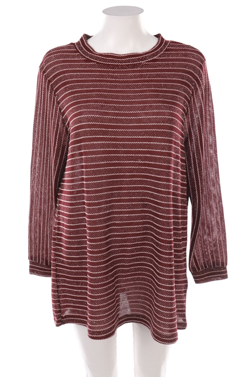 Ohne Label - Strick-Pullover mit Glitzer - D 46