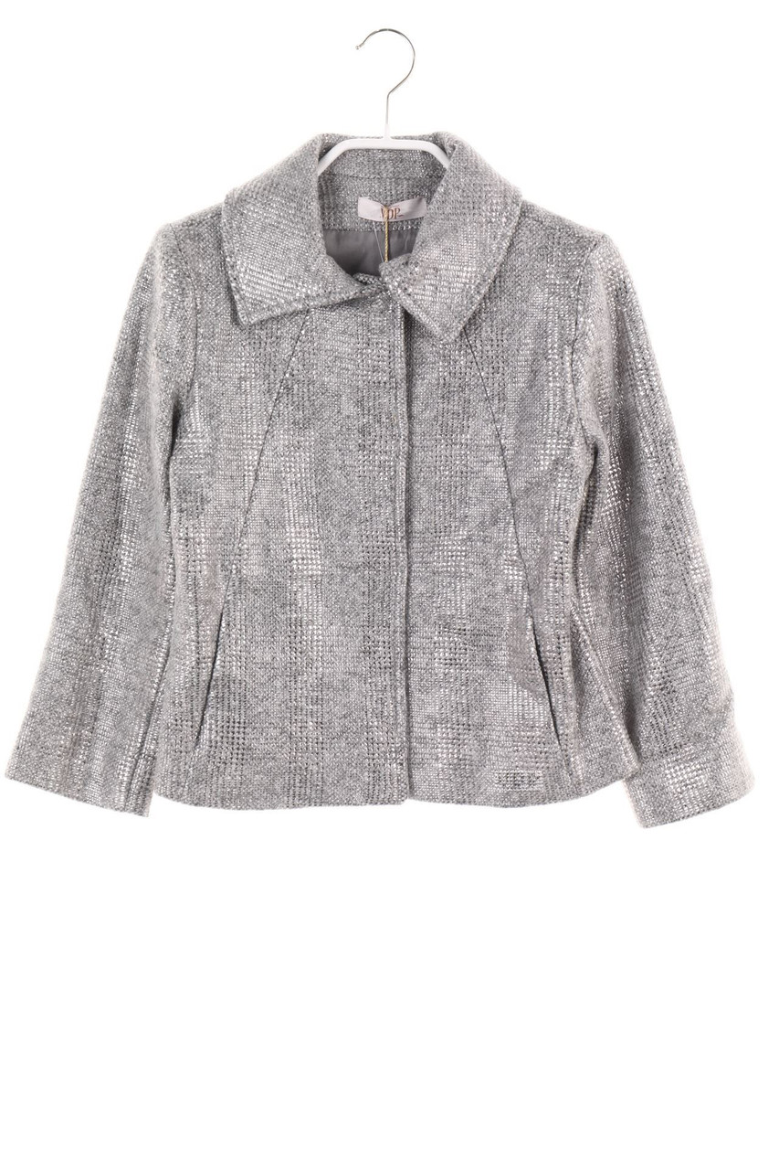 VDP CLUB - Metallic-Jacke mit Karo-Muster - 110