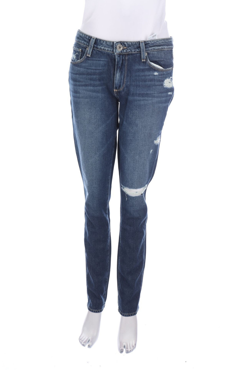 PAIGE - Destroyed Skinny-Jeans - W27