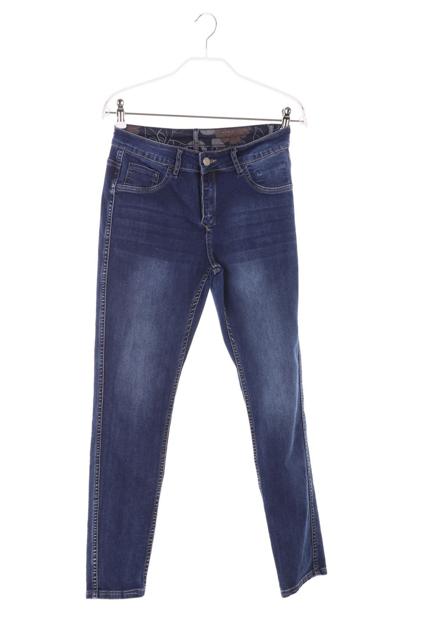 ONADO - Wende-Used Look Jeggings mit Blumen-Print - S