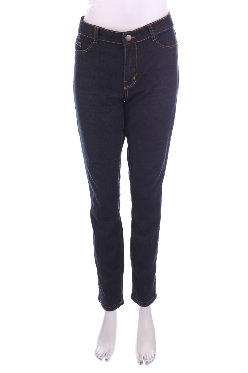 Ohne Label - Dark Denim Skinny-Jeans - XL