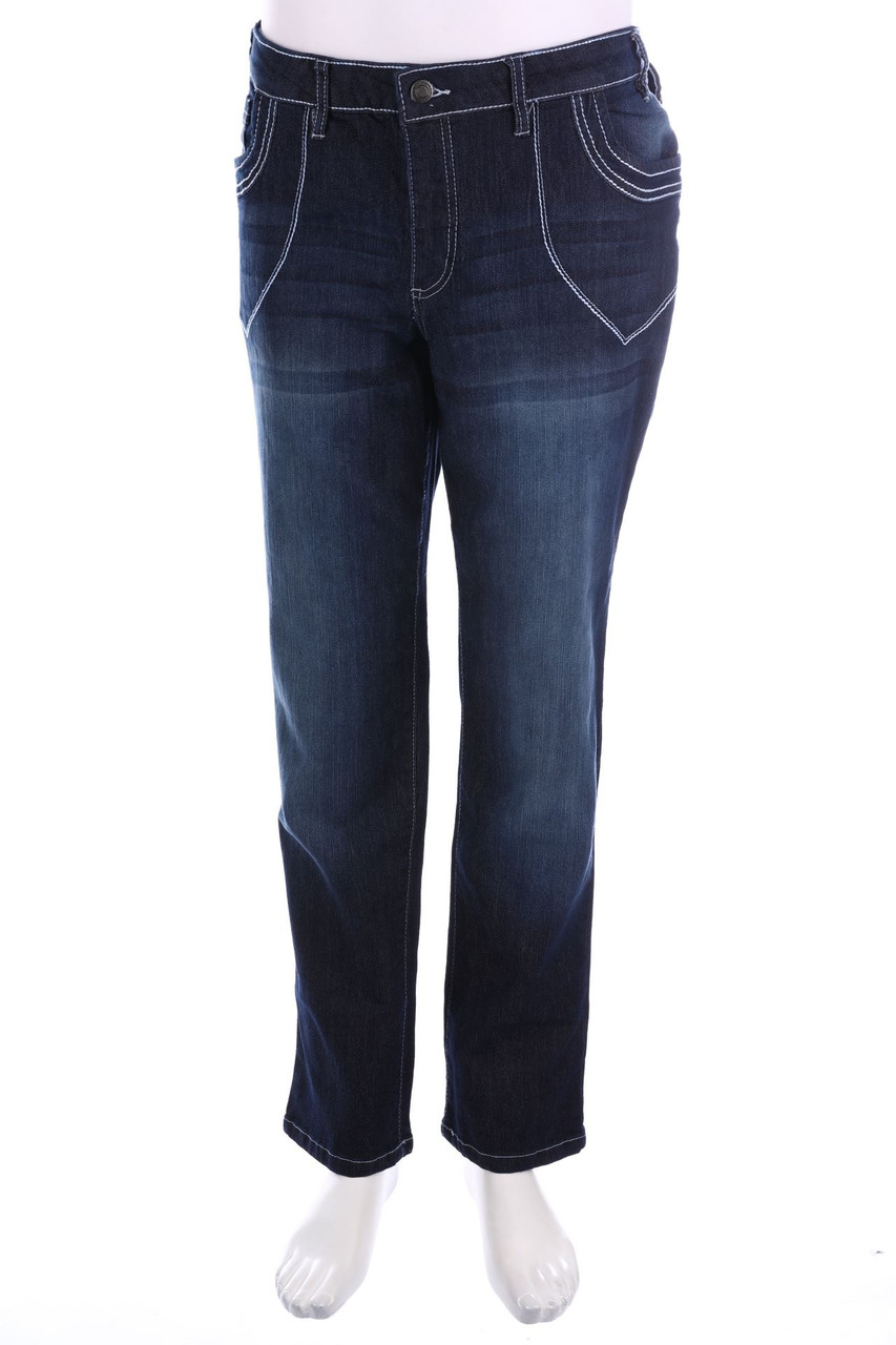 John Baner - Used Look Straight Cut Jeans - L
