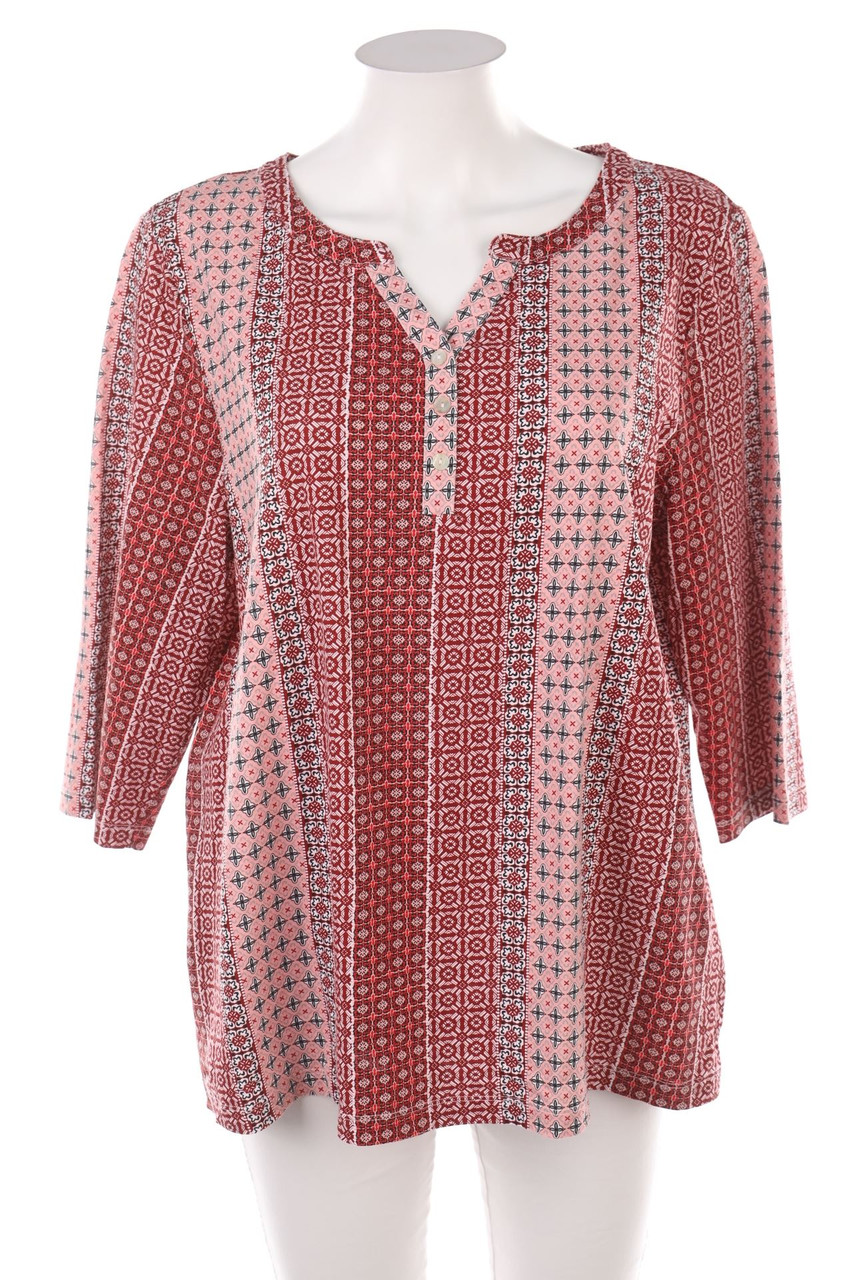 Ohne Label - Baumwoll-Bluse - 2XL