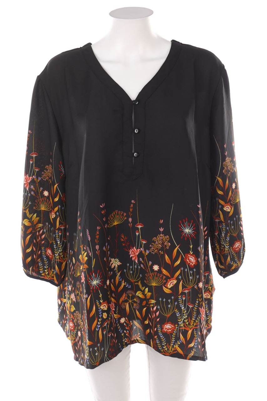 Atlas for Women - Bluse mit 3/4-Ärmel - XXXXL