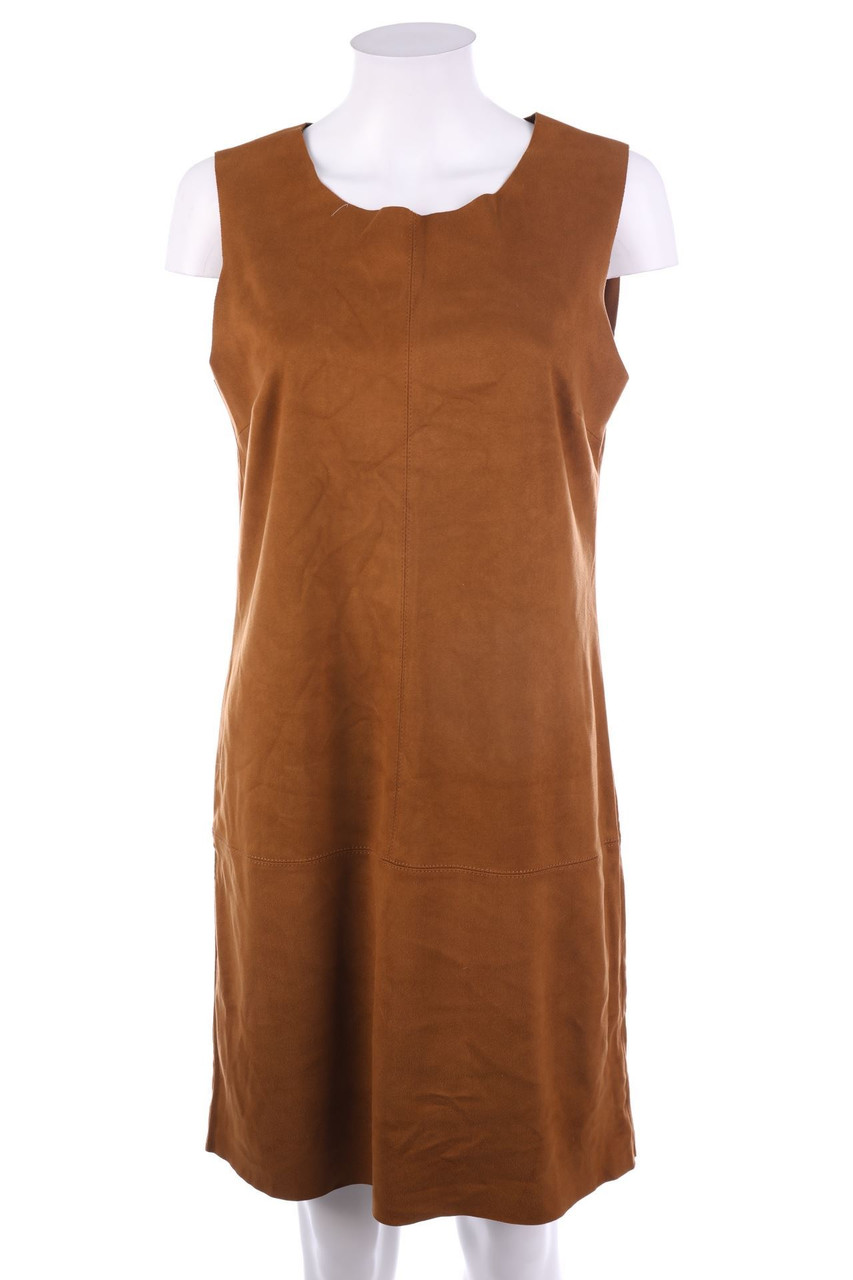 Ohne Label - Faux Leather-Kleid - M