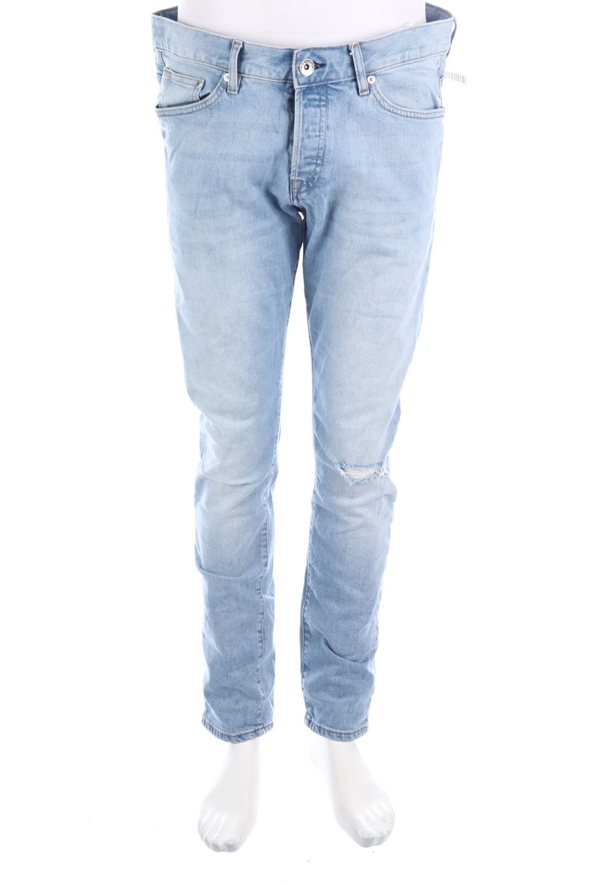 H&M - Used Look Slim-Jeans - L