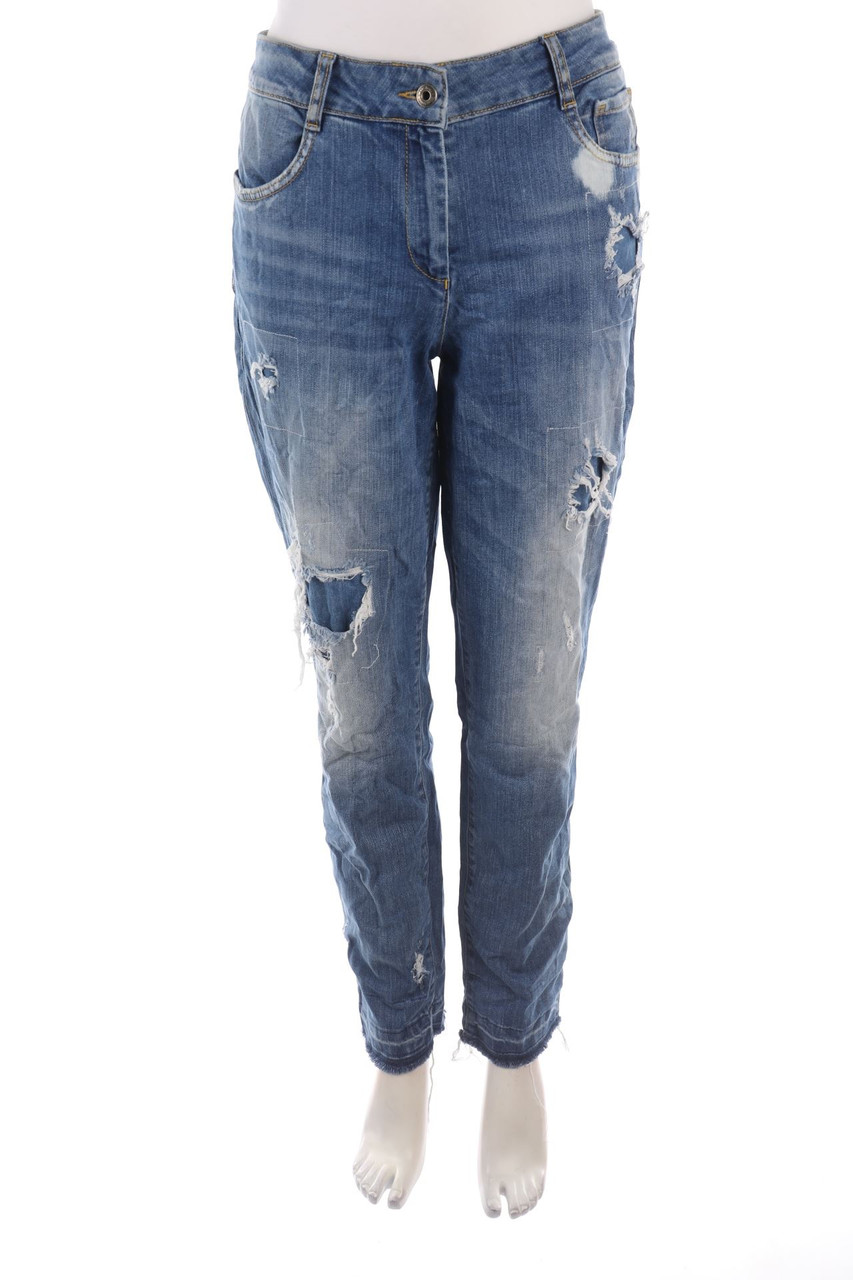 MARC AUREL - Distressed Straight Cut Jeans - 2XL