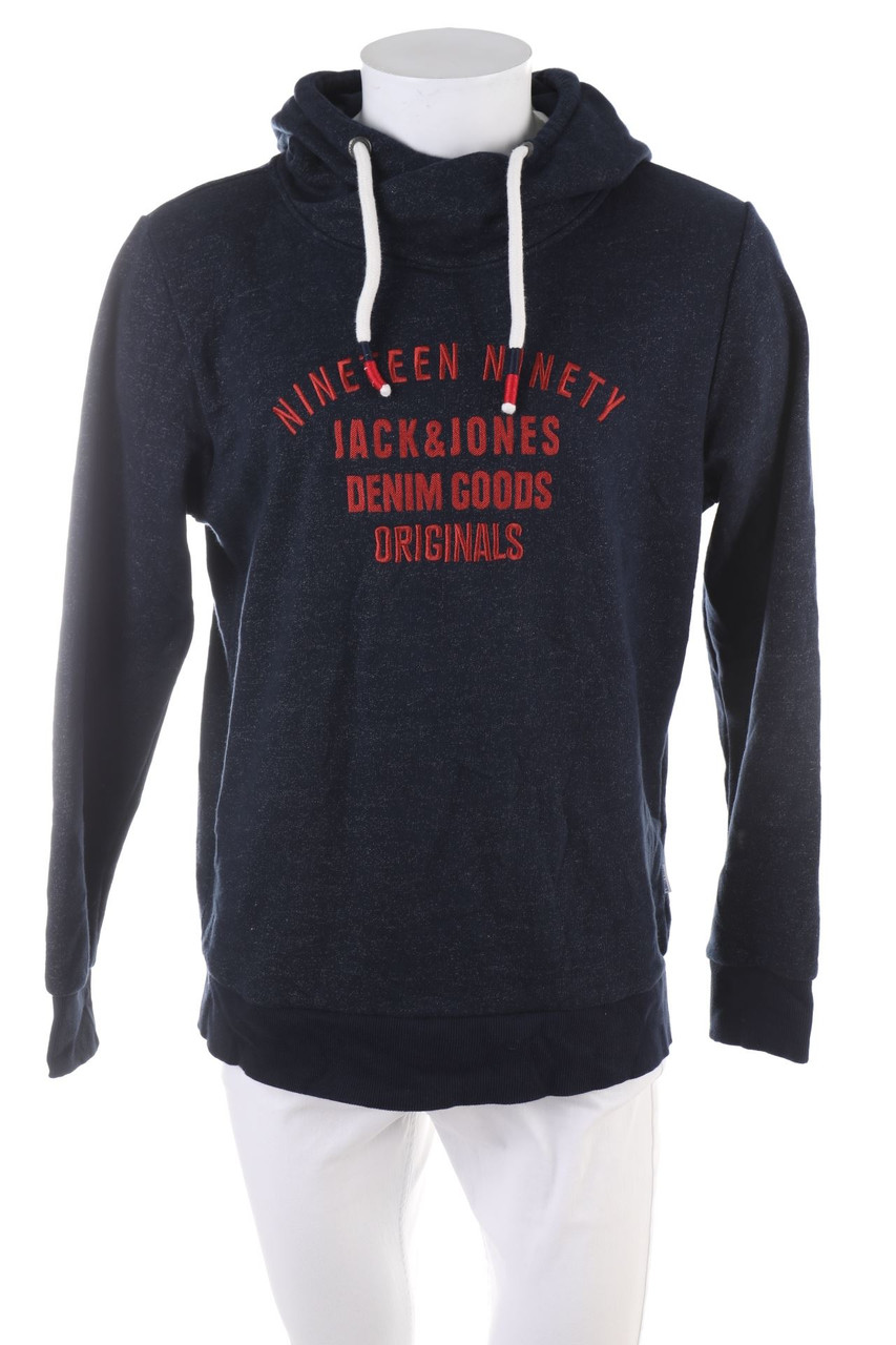 JACK & JONES - Kapuzen-Pullover mit Stickereien - XL