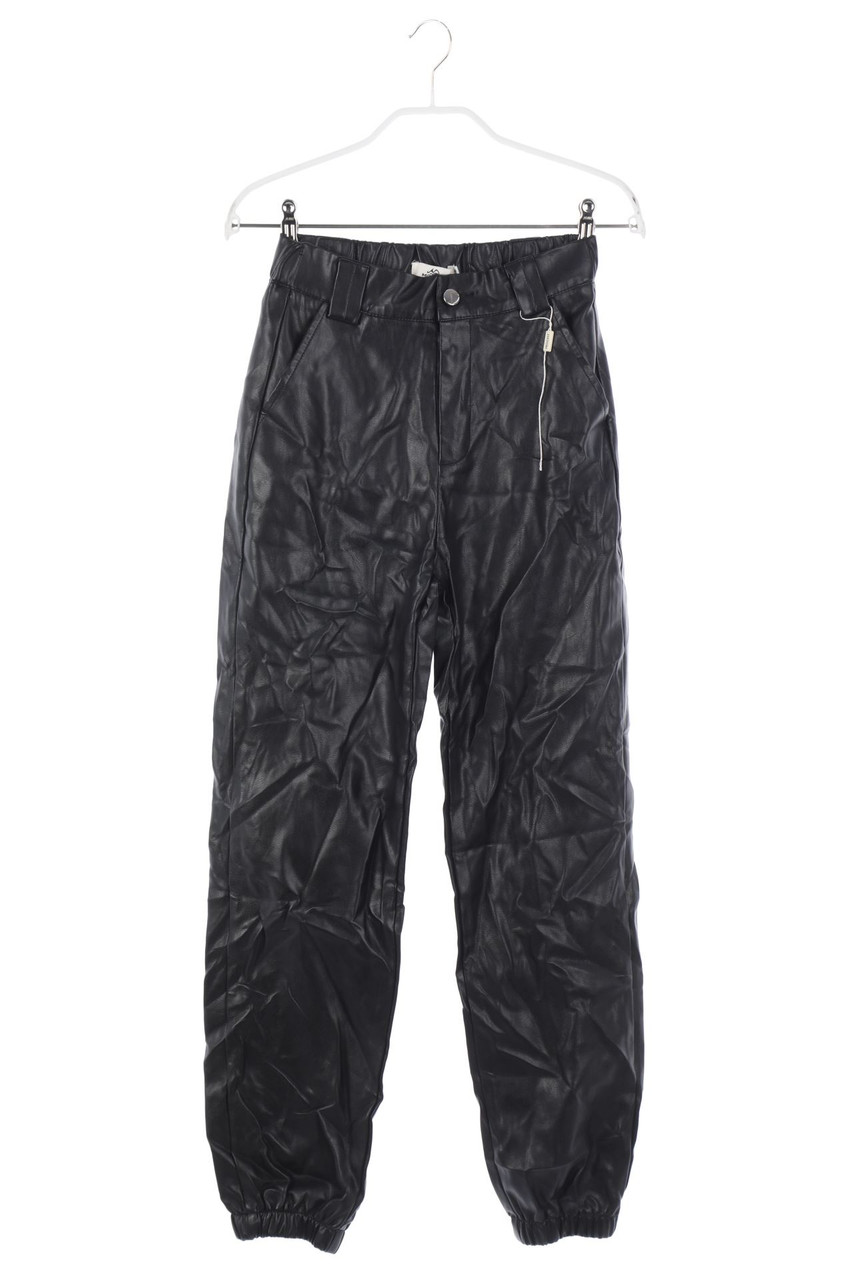 SECONDHAND - Kunstleder-Hose - XS