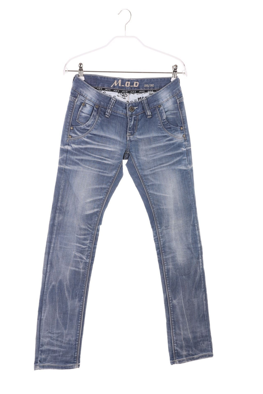 M.O.D Miracle of Denim - Used Look-Slim Jeans - W25