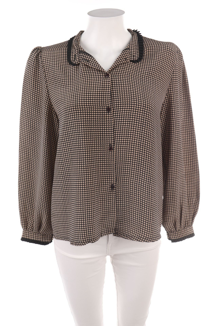 Ohne Label - Bluse mit Karo-Muster - L