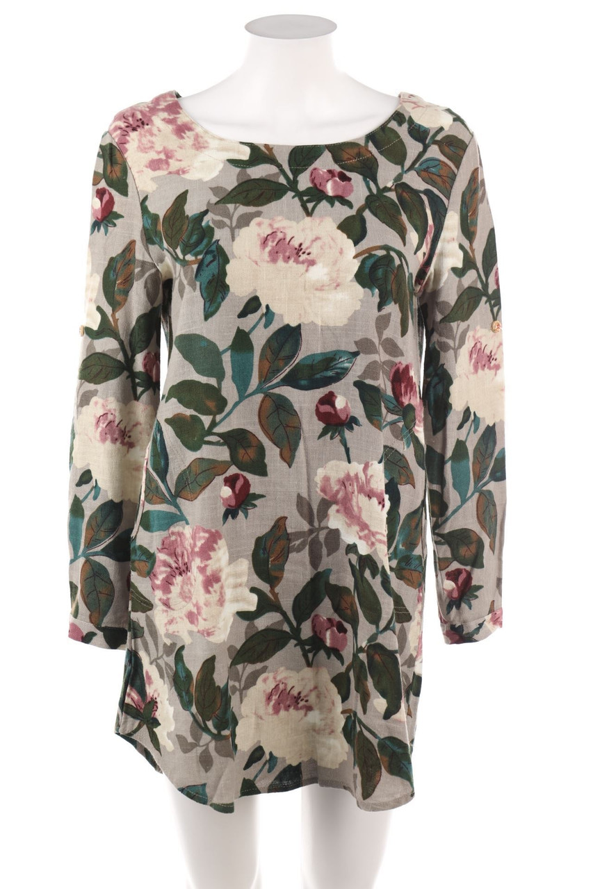 SECONDHAND - Kleid mit Blumen-Print - L