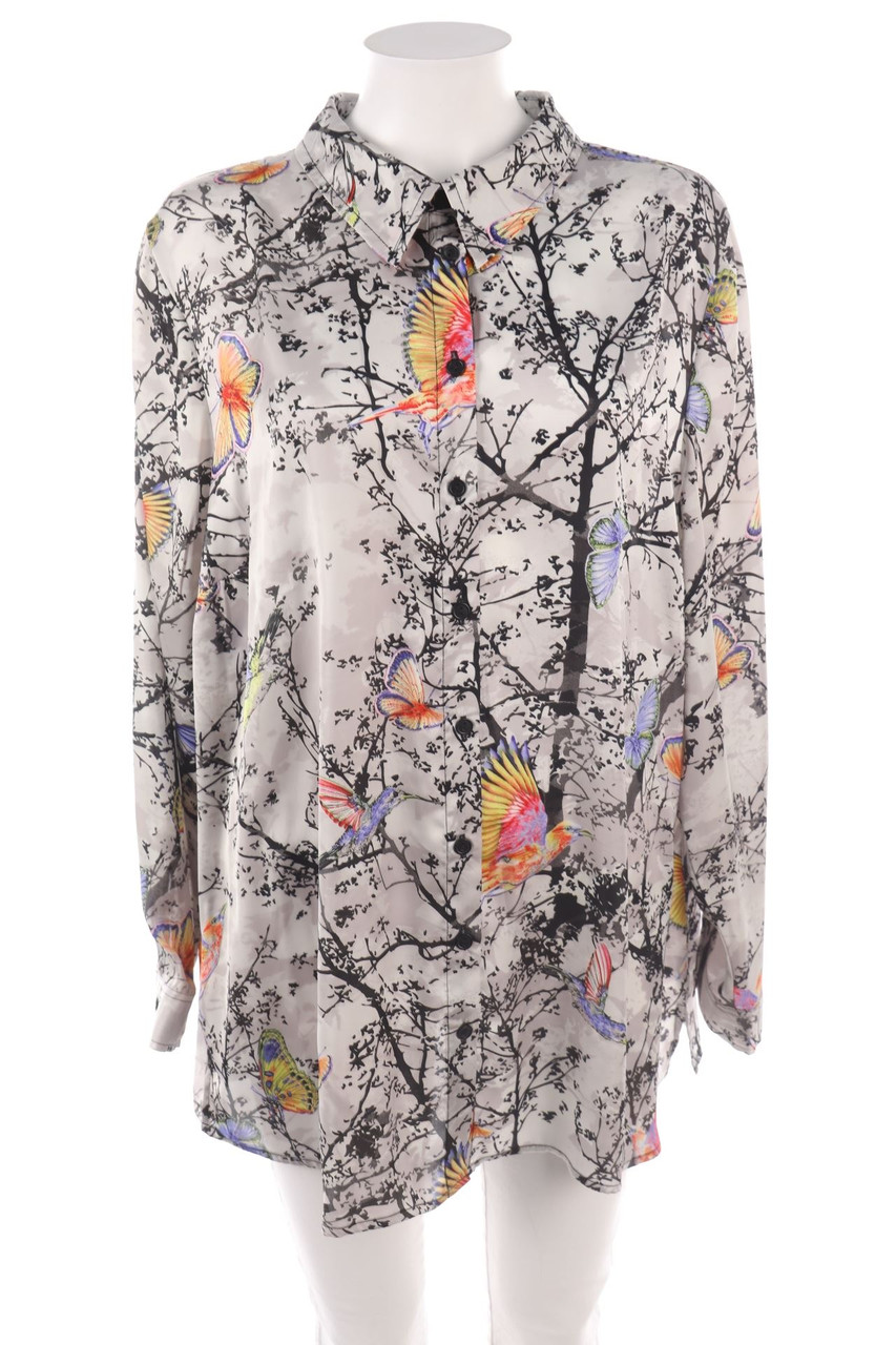 Ohne Label - Bluse mit Print - 50
