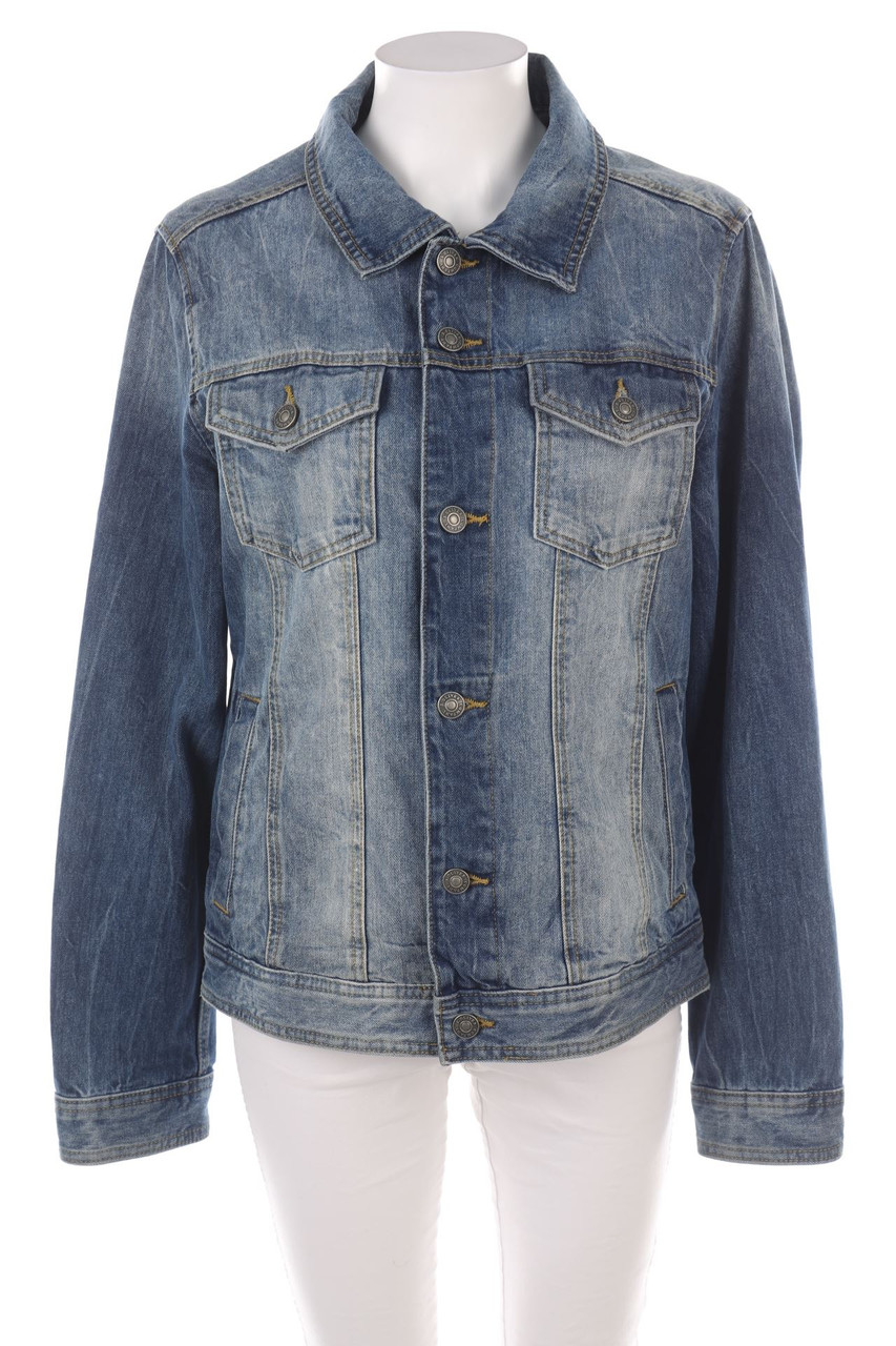 s.Oliver - Baumwoll-Jeans-Jacke mit Knöpfen - M