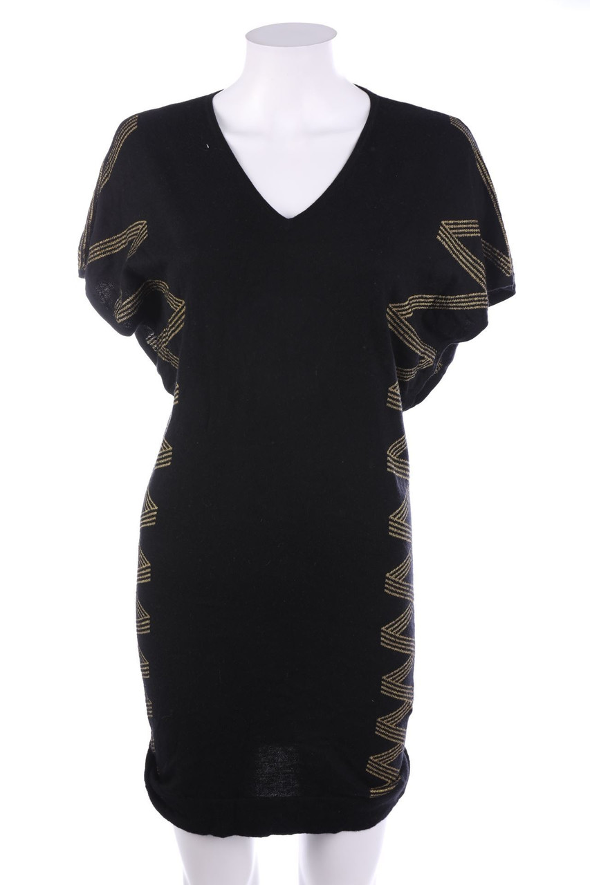 CHATTAWAK - Strickkleid mit Glitzer - D 32