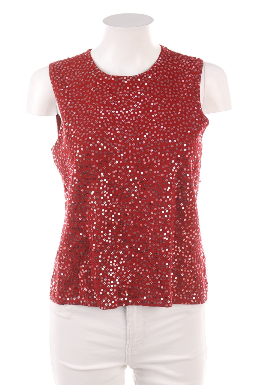 JONES NEW YORK - Pailletten-Blusentop - M