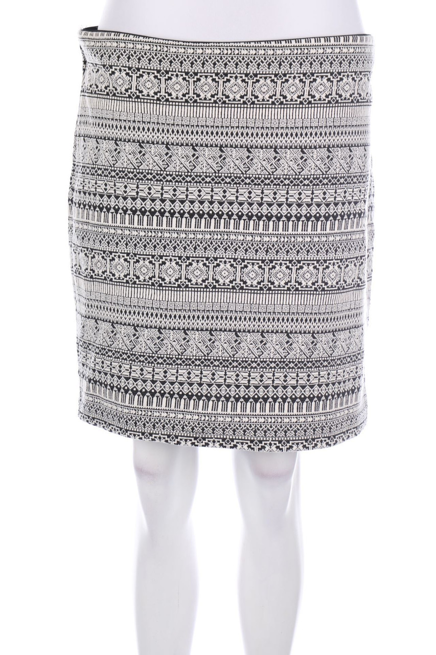 Ohne Label - Minirock mit Ethno-Print - D 44