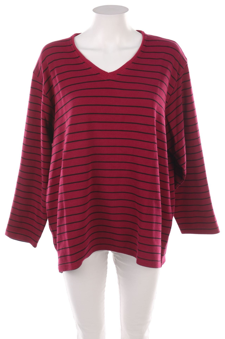 Michèle Boyard - Longsleeve-Shirt mit Streifen - XL