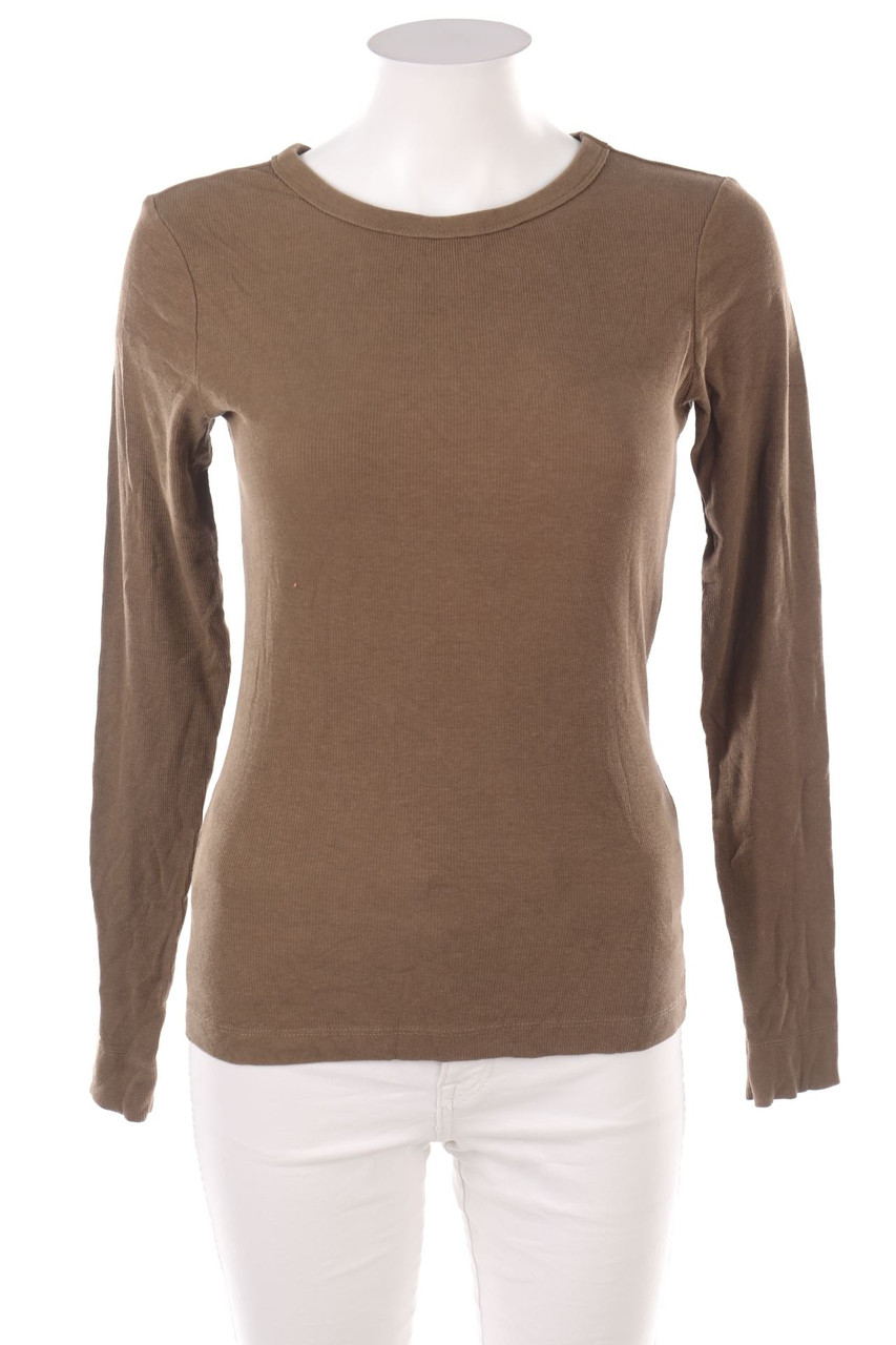 H&M - Longsleeve-Shirt mit Baumwolle - S