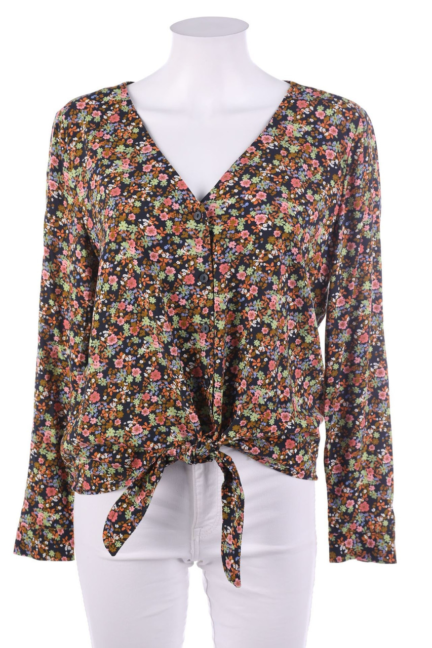 TOM TAILOR - Bluse mit Blumen-Print - L