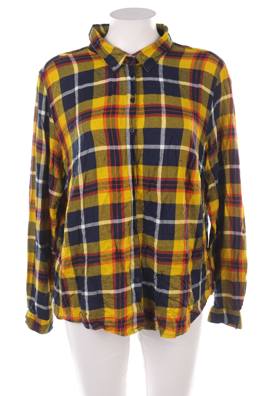 John Baner - Hemd-Bluse mit Karo-Muster - D 50