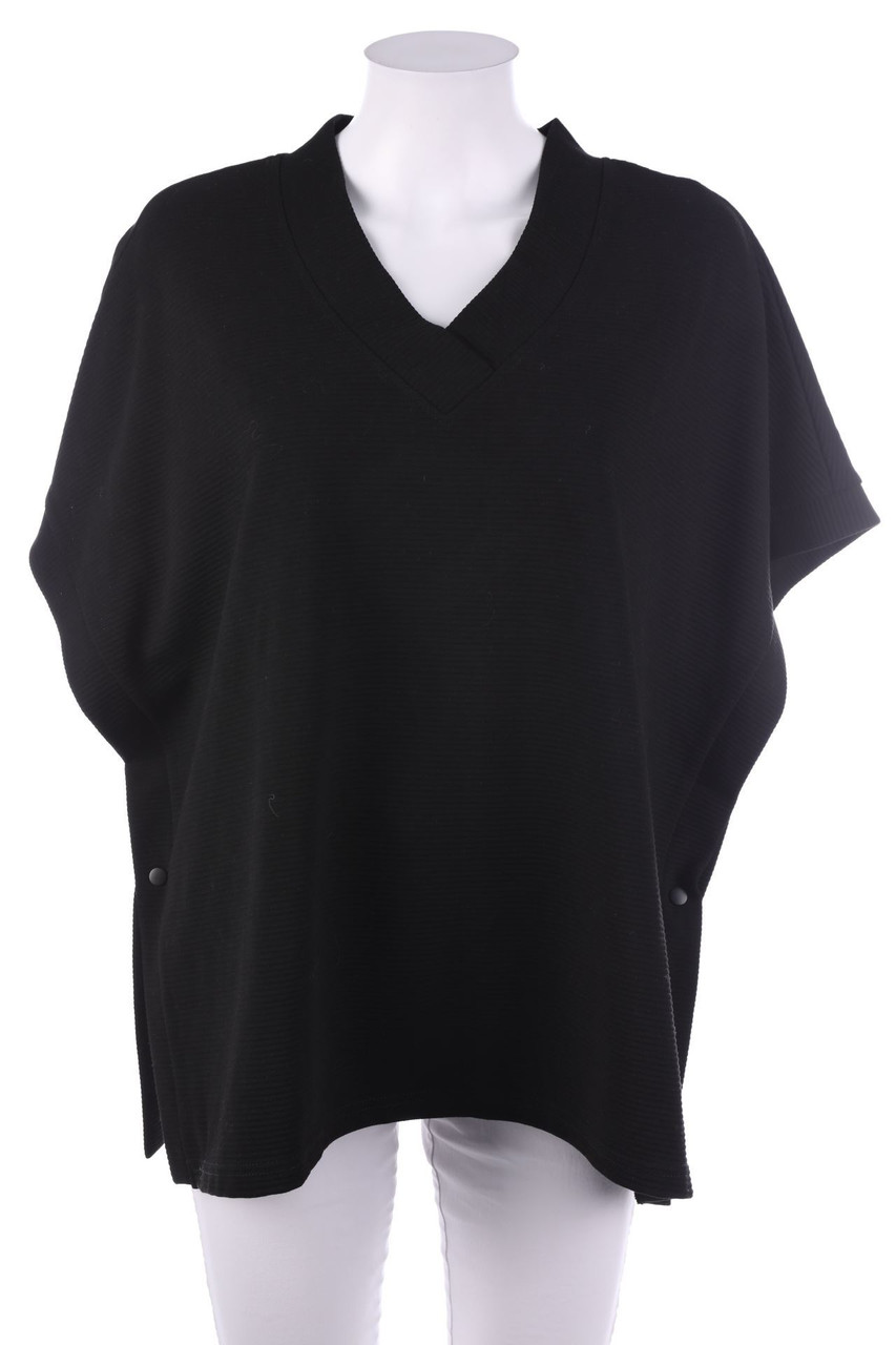 Ohne Label - Poncho mit Knöpfen - ONE SIZE