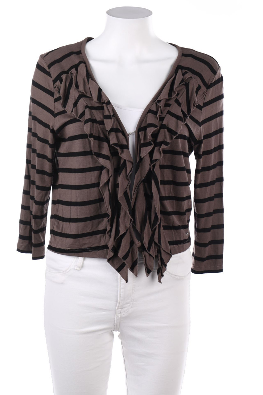 Betty Barclay - Streifen-Cardigan mit Volants - M