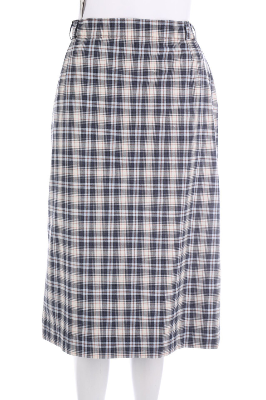 Ohne Label - Rock mit Karo-Muster - D 44