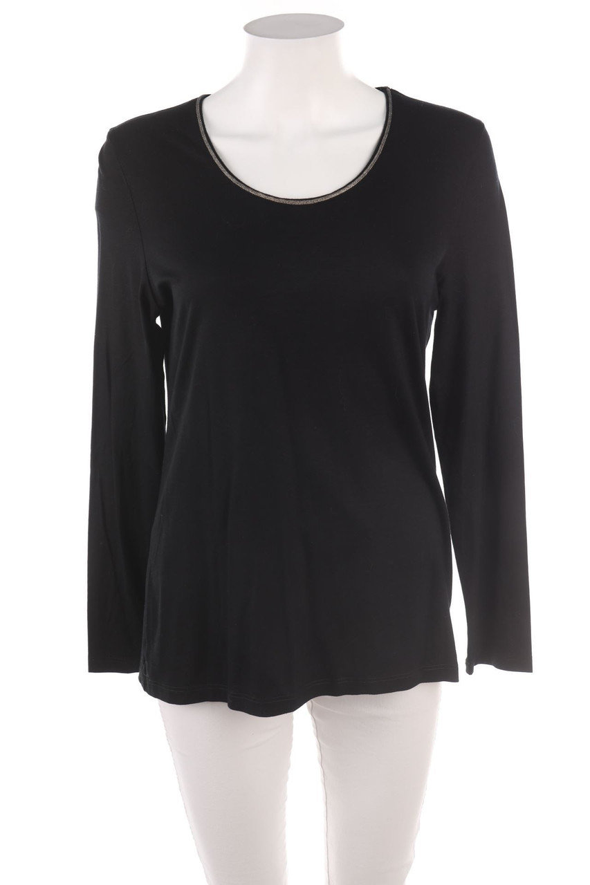 Ohne Label - Longsleeve-Shirt mit Glitzer - S