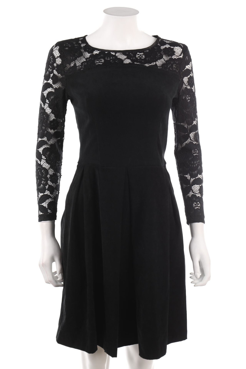 Ohne Label - Abendkleid mit Spitze - XS