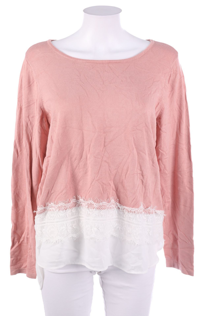 LAURA KENT - Strick-Pullover im Layer Look - XL