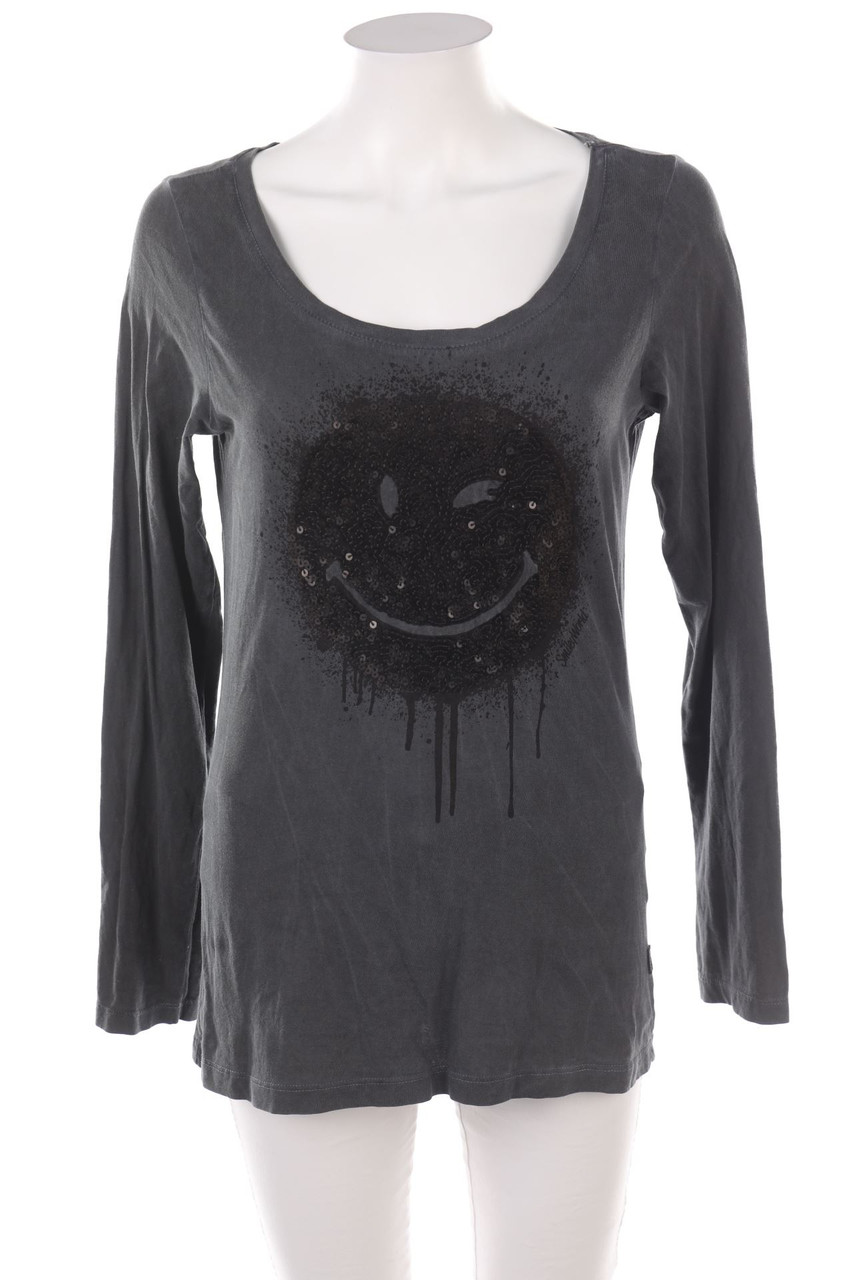 SECONDHAND - Longsleeve-Shirt mit Pailletten - M