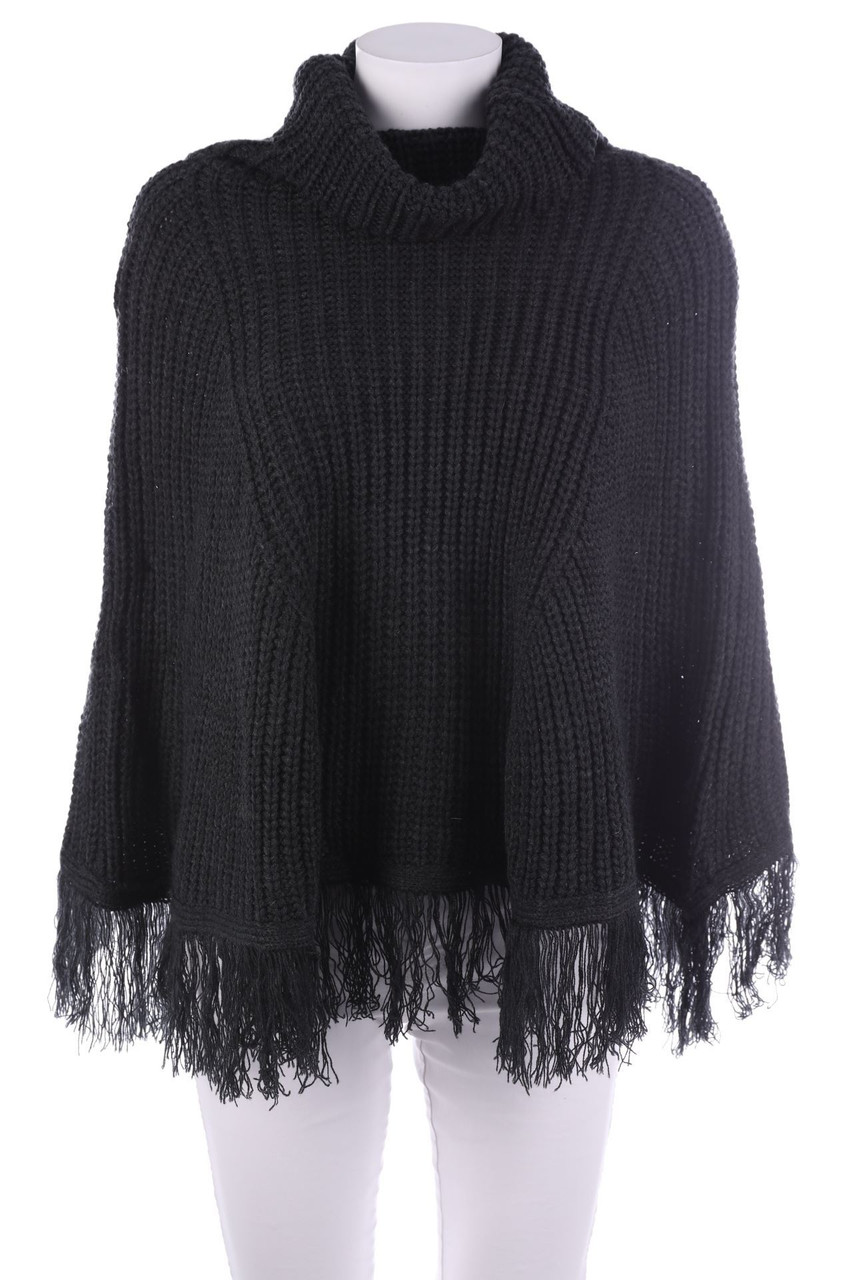 Ohne Label - Poncho mit Rollkragen - ONE SIZE